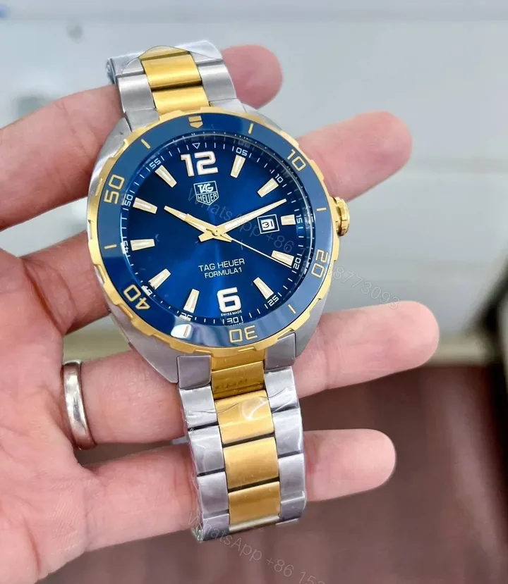 View 1 of TAG Heuer Formula 1 Automatic Blue Two-Tone