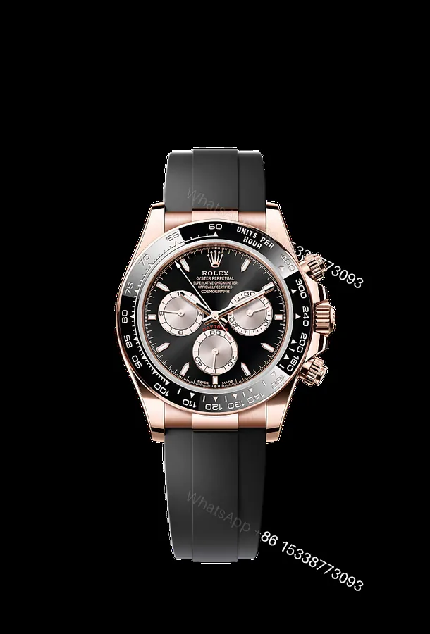 View 1 of Rolex Super Clone Daytona M126515LN-0002 Rose Gold Black Dial 4131 Movement