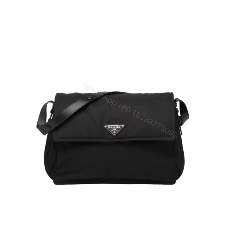 View 1 of Prada Re Nylon Large Padded Shoulder Bag Black 30Cm