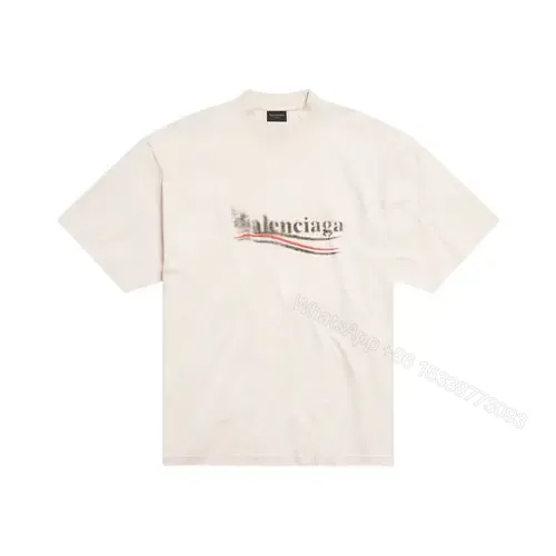 View 1 of BALENCIAGA POLITICAL STENCIL T-SHIRT