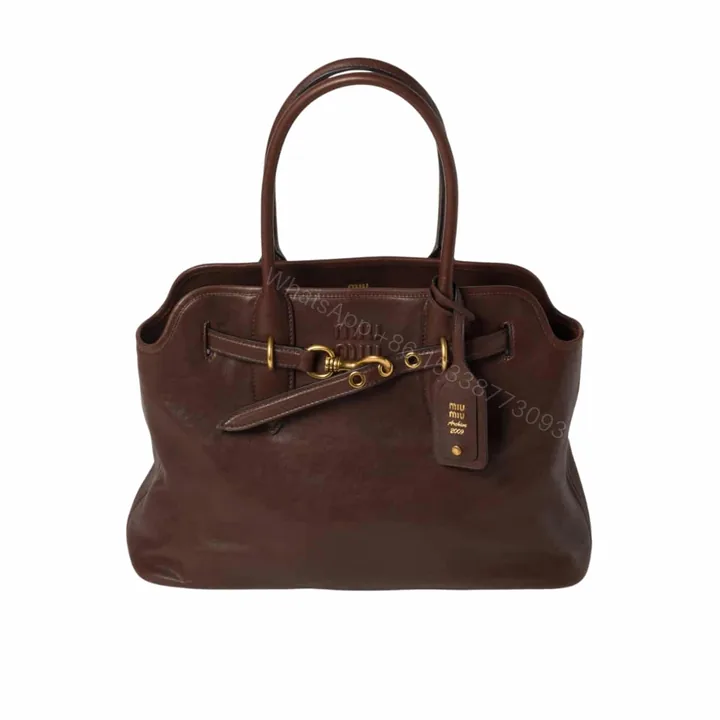 View 1 of MIUMIU AVENTURE NAPPA BAG BRIARWOOD 41CM 5BG310 2BBL F0NBL V OOO
