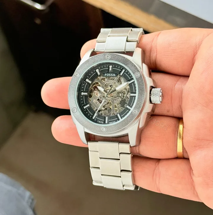 View 1 of Fossil Modern Machine Automatic Black Dial Watch First Copy | 7AA Quality Replica