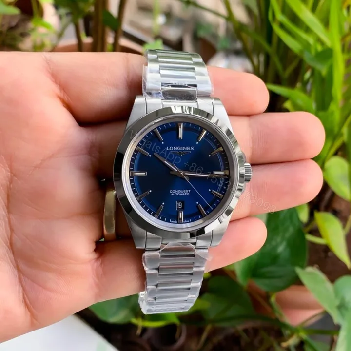 View 1 of Longines Conquest L3.830.4.92.6 Blue Dial 41mm Automatic