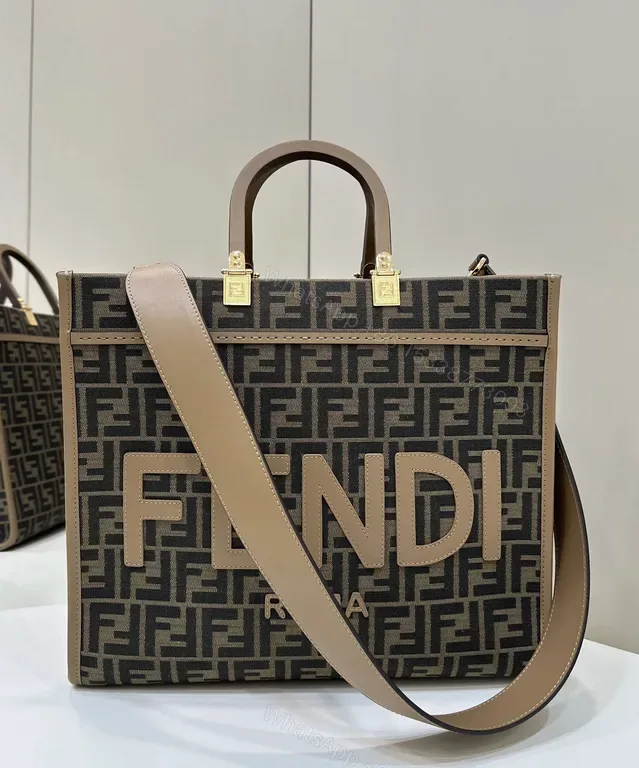 View 1 of Fendi-Inspired Structured Tote: Iconic, Practical Luxury