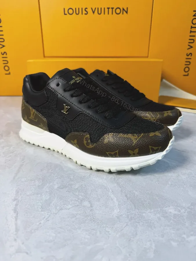 View 1 of Monogram Luxe Runner: Leather, Mesh, Central Monogram, All-Day Comfort Sneakers