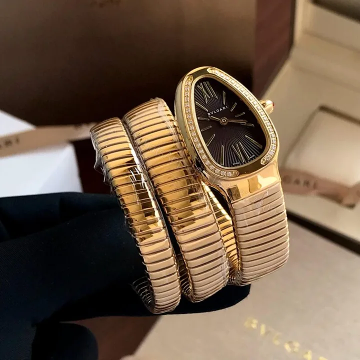 View 1 of Bvlgari Serpenti Spiga Gold 35mm Quartz