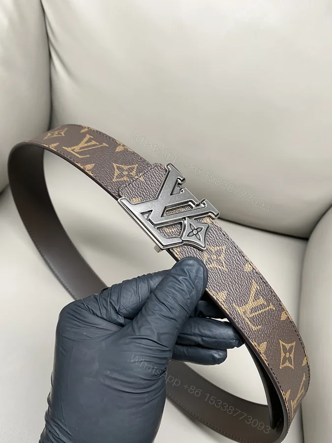 View 1 of LV 一比一 Monogram 經典皮帶 灰銀扣款