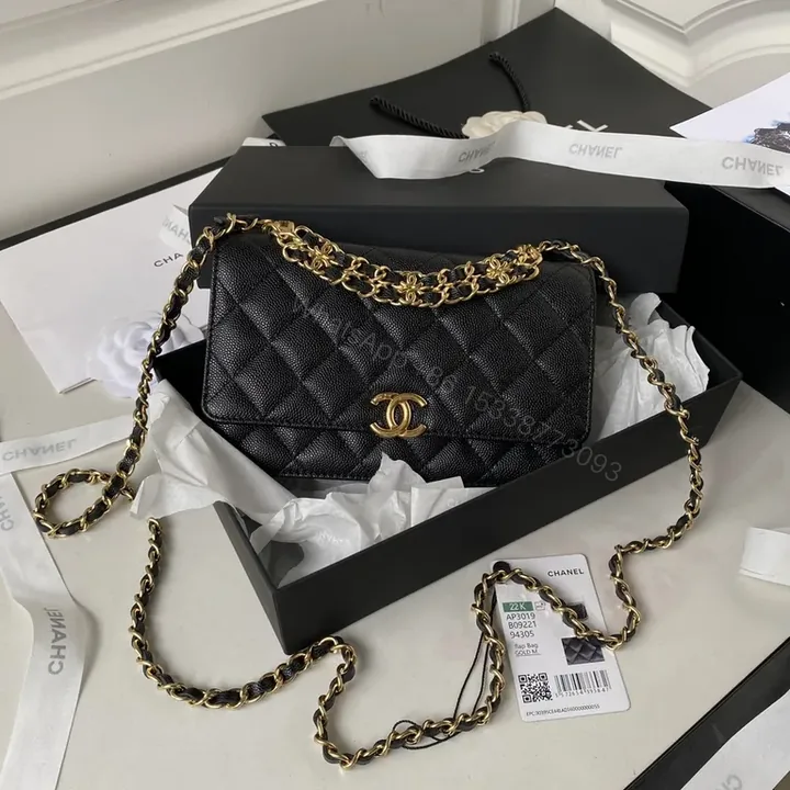 View 1 of Chanel-Inspired Quilted Flap Bag: Timeless Luxury Shoulder Bag