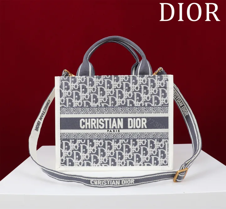 View 1 of Dior 一比一Oblique托特包小號 經典藍標復刻 小巧時尚必備