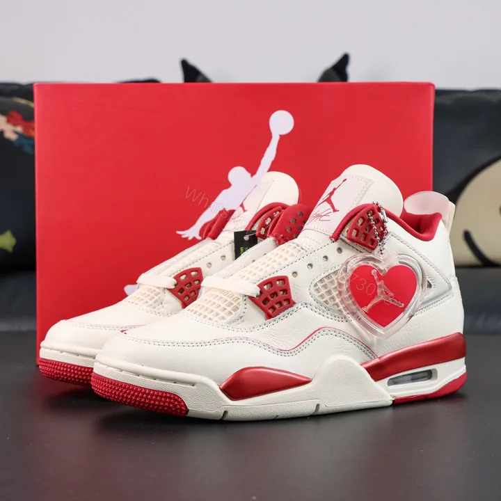 View 1 of Air Jordan 4 Retro Valentine’s Day Reps
