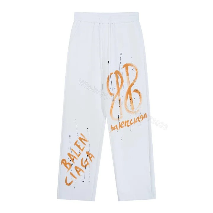 View 1 of Balenciaga 原單白色塗鴉運動褲 男女款潮流百搭單品