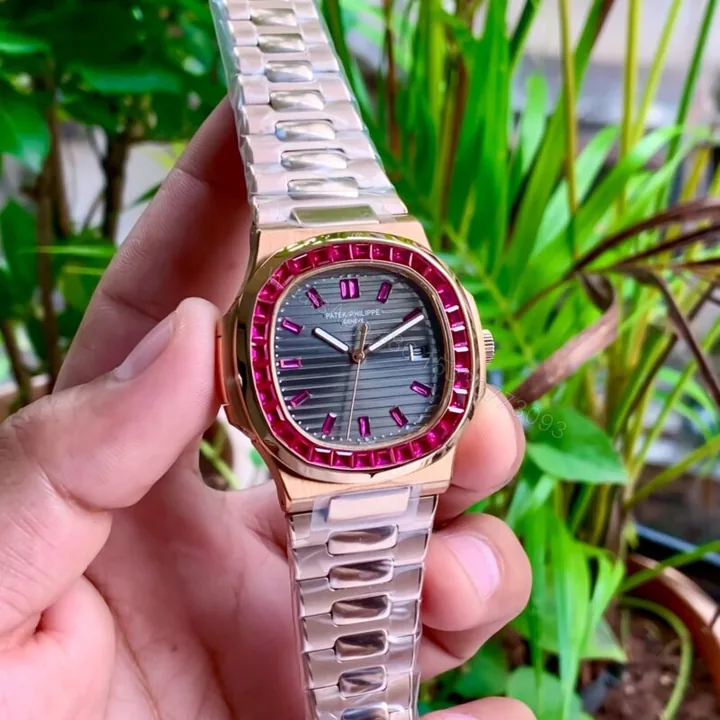 View 1 of Patek Philippe Nautilus 5711 Grey Diamond 40mm Automatic
