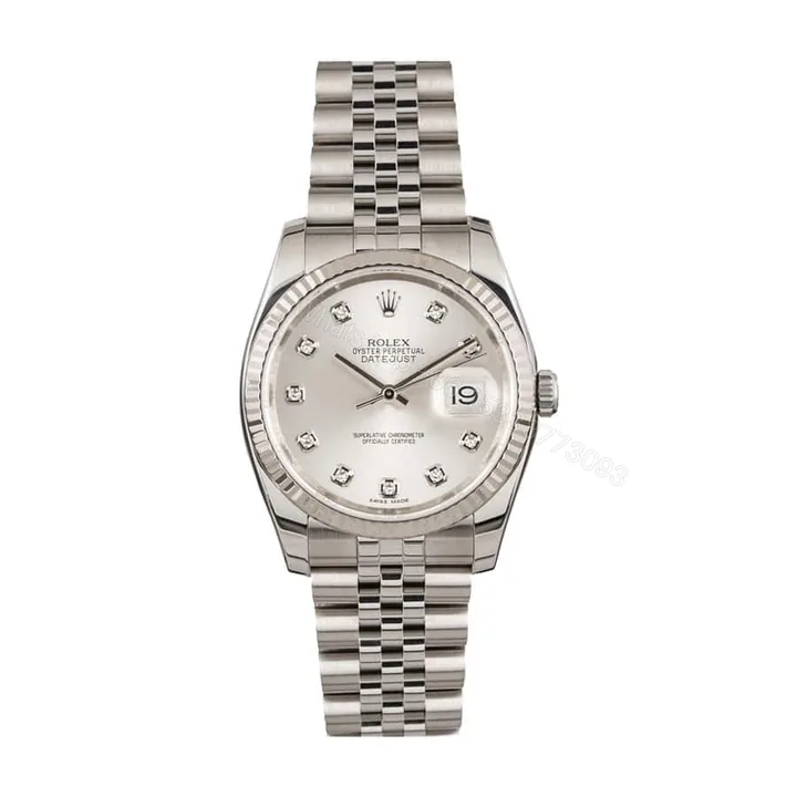 View 1 of Rolex Datejust 116234-0084 Silver Dial Super Clone