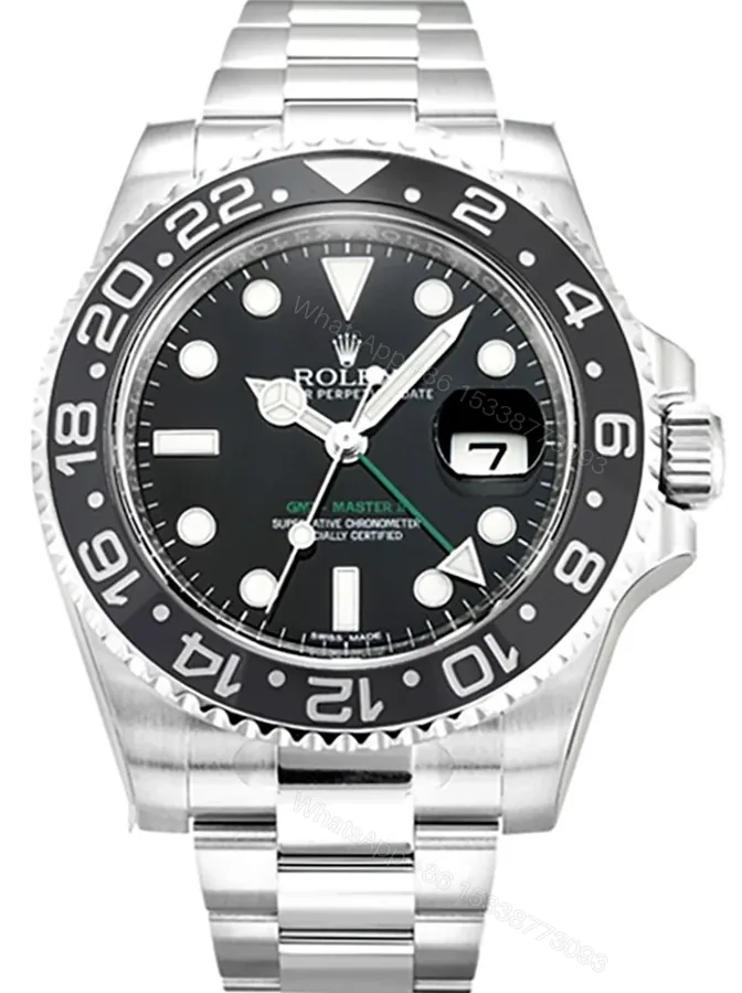 View 1 of Superclone Rolex GMT-Master II Black Dial 116710