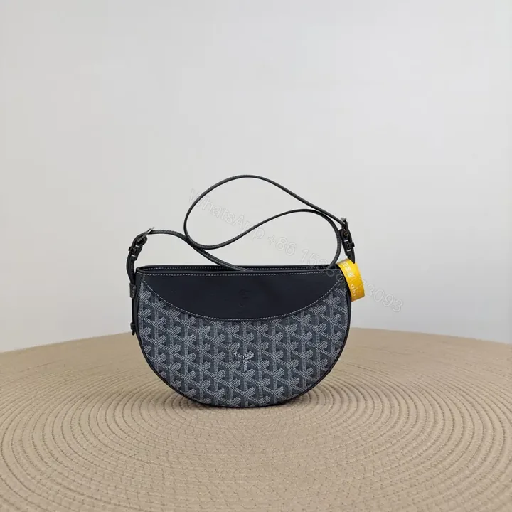 View 1 of 高仿Goyard*51CL51P單肩半月包灰色免檢版