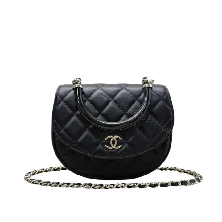 View 1 of Chanel 25C Classic Clutch With Chain Black 16Cm