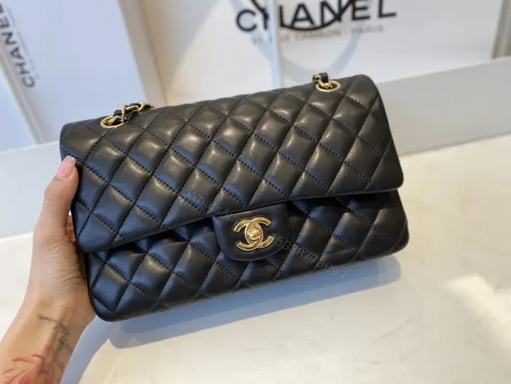 View 1 of Quilted Leather Crossbody: Luxe Chanel-Inspired Style