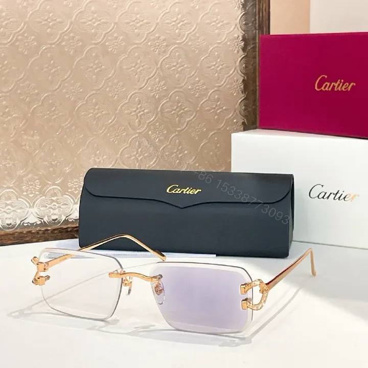 View 1 of Rose-Gold Titanium Sunglasses Case & Frames: Subtle Luxury