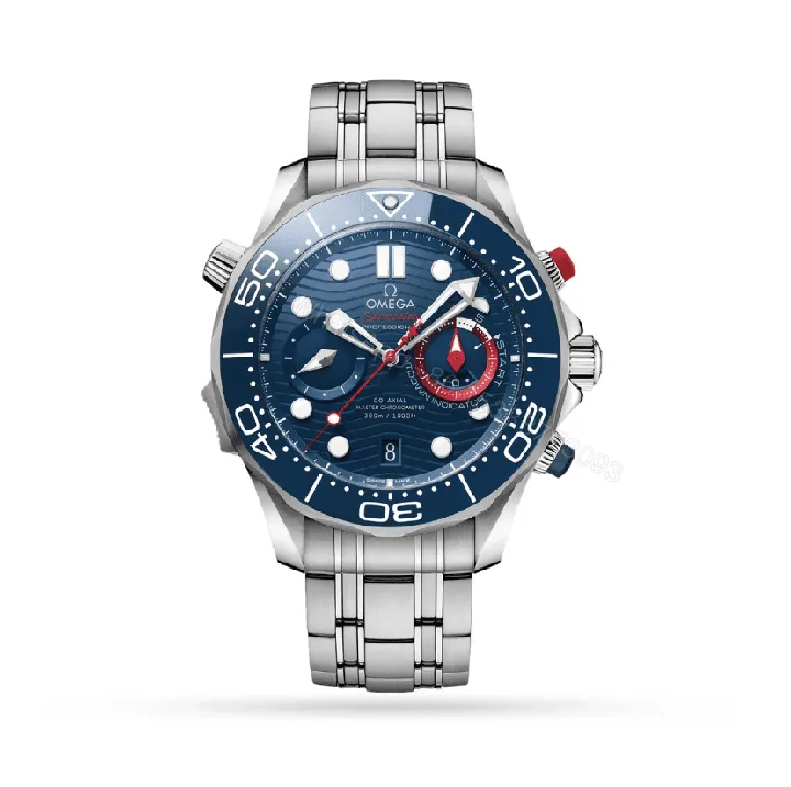 View 1 of Replica Omega Seamaster Diver Chronograph 44mm – Replica (Ref: O21030445103002)
