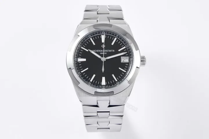 View 1 of JJ Factory Vacheron Constantin Overseas 4500V Series Stainless Steel Watch – Black Dial, 41mm, Automatic Movement, Date Display, Steel Bracelet or Rubber Strap Options