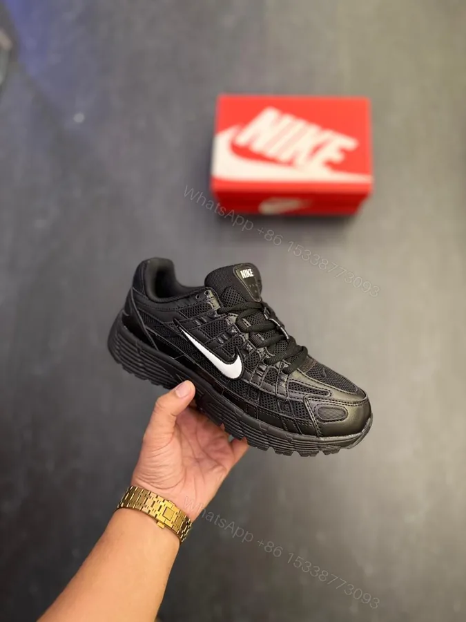 View 1 of First Copy Nike P-6000 Trainer Triple Black
