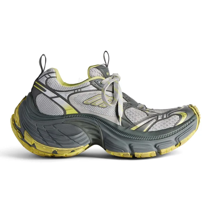 View 1 of BALENCIAGA MEN’S 10XL SNEAKER IN GREY/YELLOW – BB272