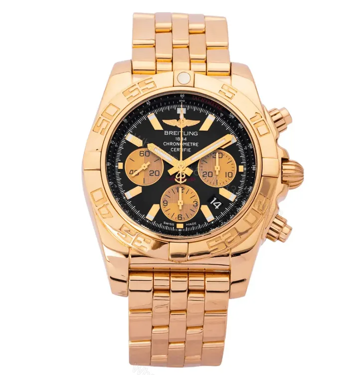 View 1 of Breitling Chronomat 44 Gold Replica HB011012.B968.375H