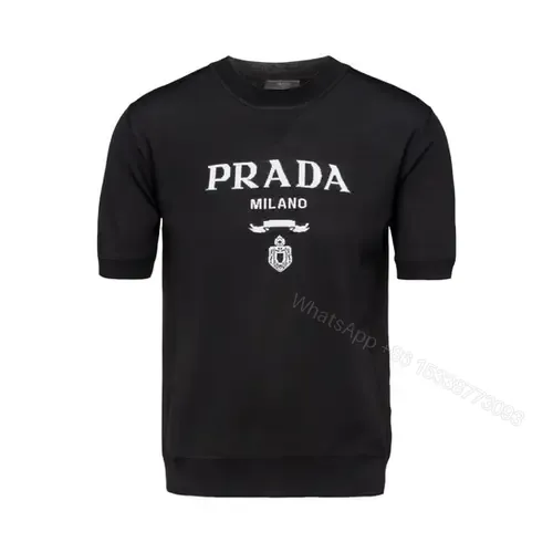 View 1 of Prada Superfine wool crew-neck sweater t shirt
