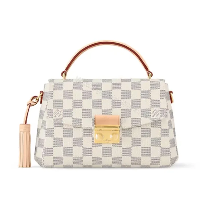 View 1 of Louis Vuitton Croisette Damier Azur Canvas 25Cm N41581