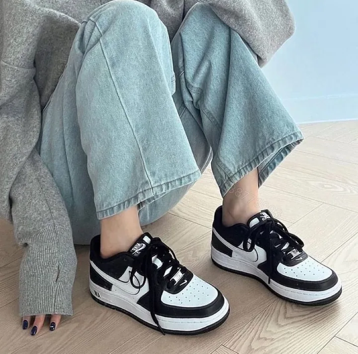 View 1 of First Copy Nike Air Force 1 Low Black Panda – Unisex Replica