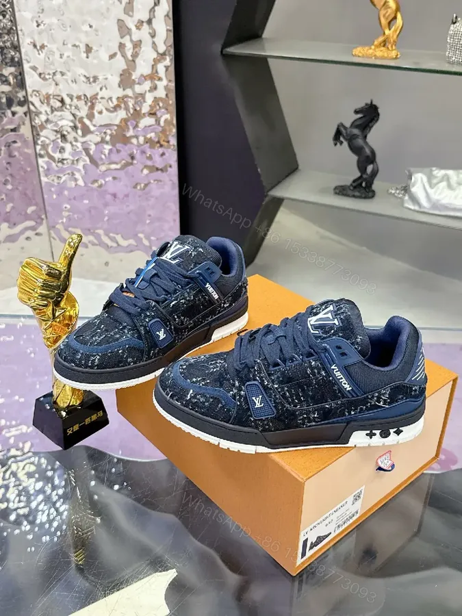 View 1 of Dark Marble-Accented Sneakers: Minimal Luxury High-Tops