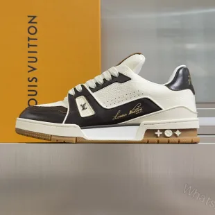 View 1 of LV shoes replica; LV flash series casual sneakers