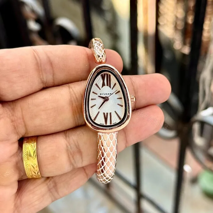 View 1 of Bvlgari Serpenti Classic Rose Gold White 30MM Quartz