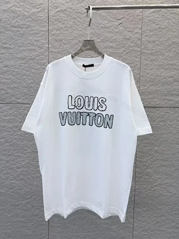 View 1 of White Cotton Tee – Minimalist Luxury Logo Shirt
