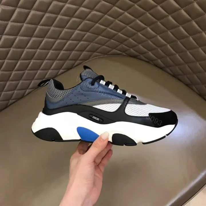 View 1 of B22 SNEAKER TECHNICAL MESH WITH AND CALFSKIN – CD113