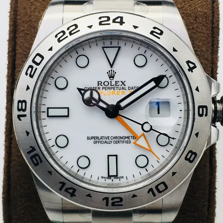 View 1 of Fake Rolex Explorer II Polar White Best Oyster Bracelet 42MM 226570-0001