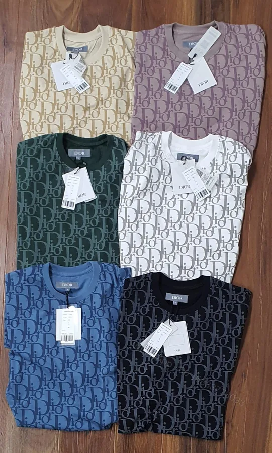 View 1 of FIRST COPY DIOR LYCRA ROUND NECK T-SHIRT