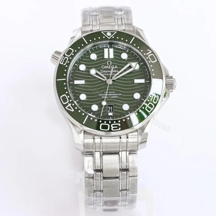 View 1 of Omega Seamaster 300M Replica Watch Blue and Grey Dial Stainless Steel Bracelet 42mm Case