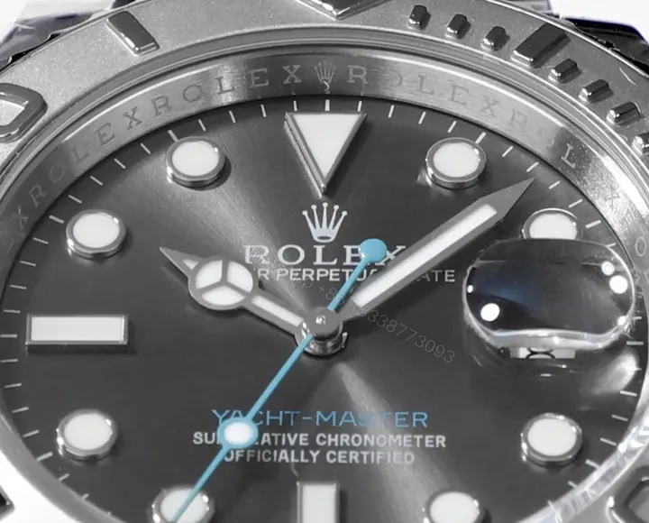 View 1 of Clean Factory Rolex Yacht-Master 40 Black Dial Stainless