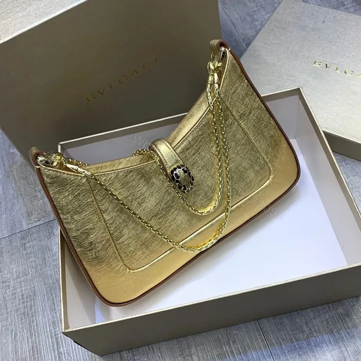 View 1 of Design Leather Serpenti Baia Shoulder Bag – Dubai Fashion LUX