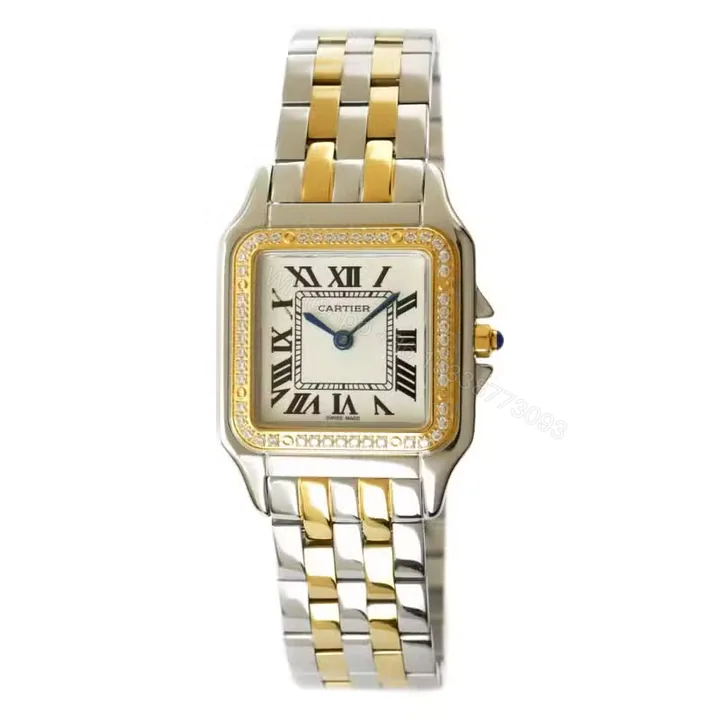 View 1 of Cartier Panthere de Cartier Silver Dial Steel Pink Gold