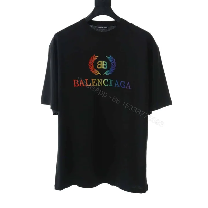 View 1 of BALENCIAGA RAINBOW SHORT SLEEVE T SHIRT