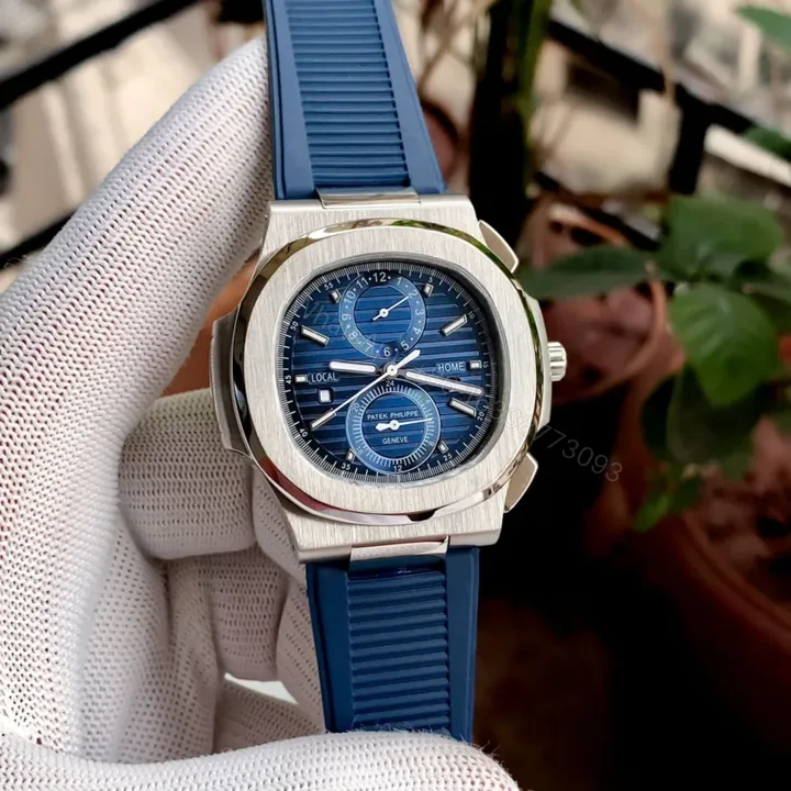 View 1 of Patek Philippe Nautilus Time Travel Blue 40mm Automatic
