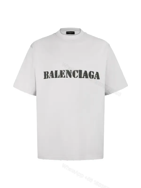 View 1 of White Distressed Logo Tee - Oversized Crew Neck Short-Sleeve Shirt