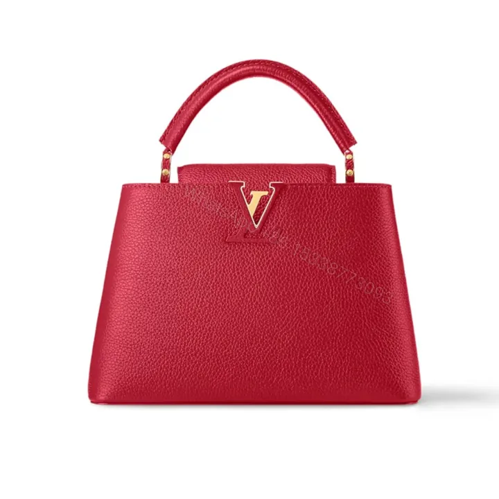 View 1 of Louis Vuitton Capucines BB Bag Scarlet Red 27Cm M52689