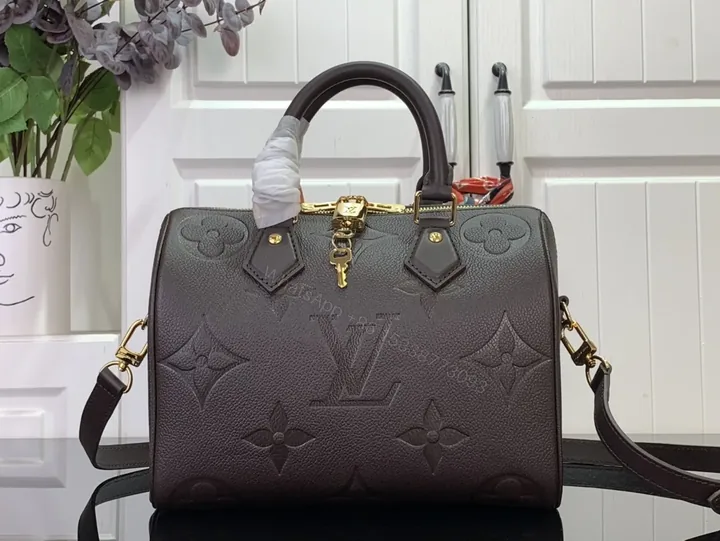 View 1 of Dark Chocolate Monogram Satchel: Elevated Everyday Luxury Bag