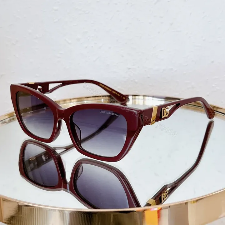 View 1 of Rich Burgundy DG Detail Sunglasses - Square Frames, UV400