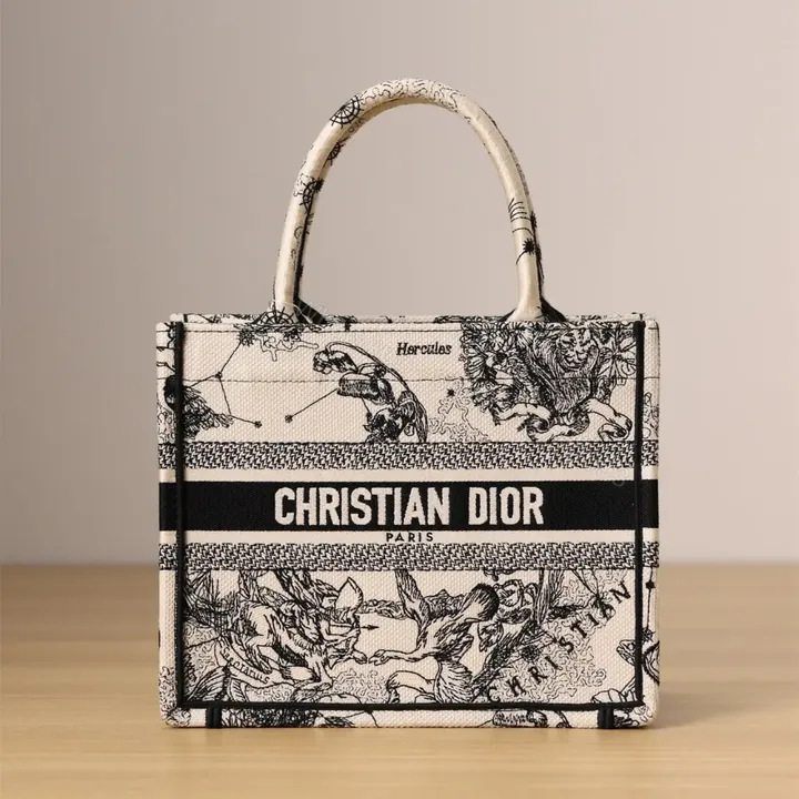 View 1 of 高仿Dior*BookTote系列Zodiac茹伊刺繡手袋S免檢版