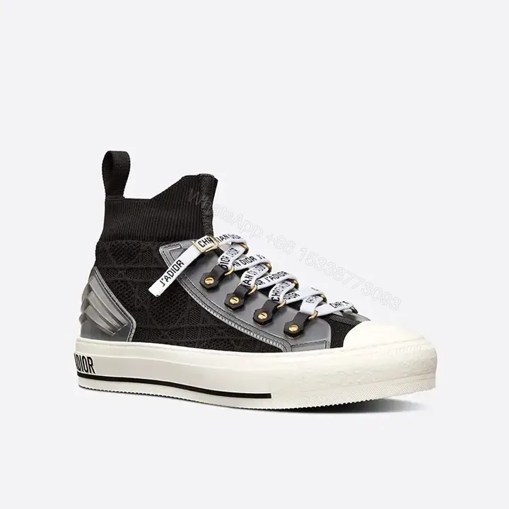 View 1 of WALK’N’DIOR SNEAKERS WOMEN CANNAGE TECHNICAL MESH BLACK – CD175