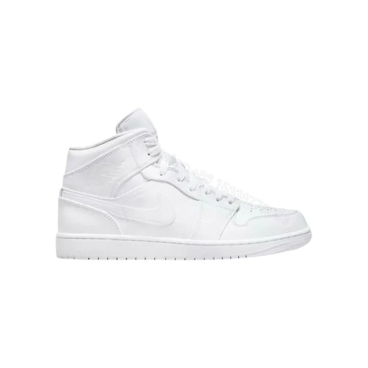 View 1 of Air Jordan 1 Mid ‘Triple White’